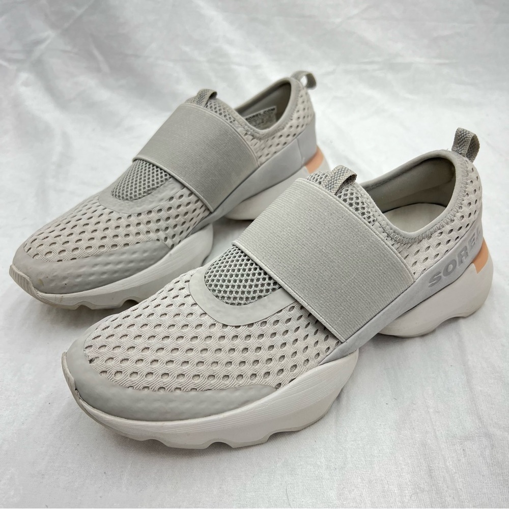 SOREL | Dove & Moonstone Kinetic Impact Strap Slip-On Sneaker - Women 10